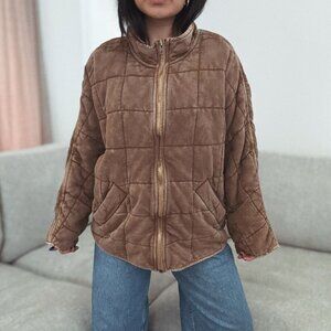 Free People Dolman Quilted Jacket - S